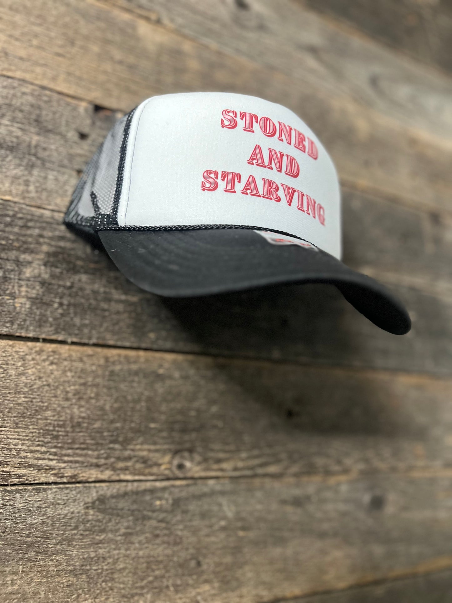 Stoned and Starving Foam Trucker hat