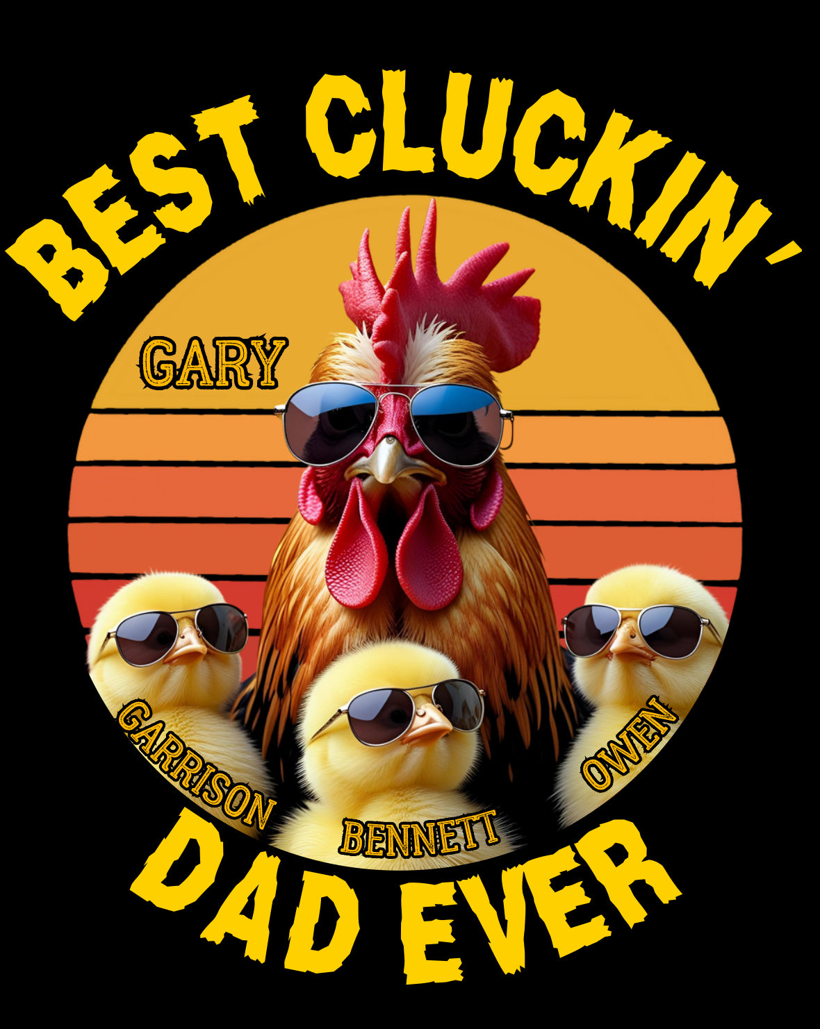 Best Cluckin Dad Ever Tshirt, Best Day Tshirt, Fathers Day, chicken lover, rooster