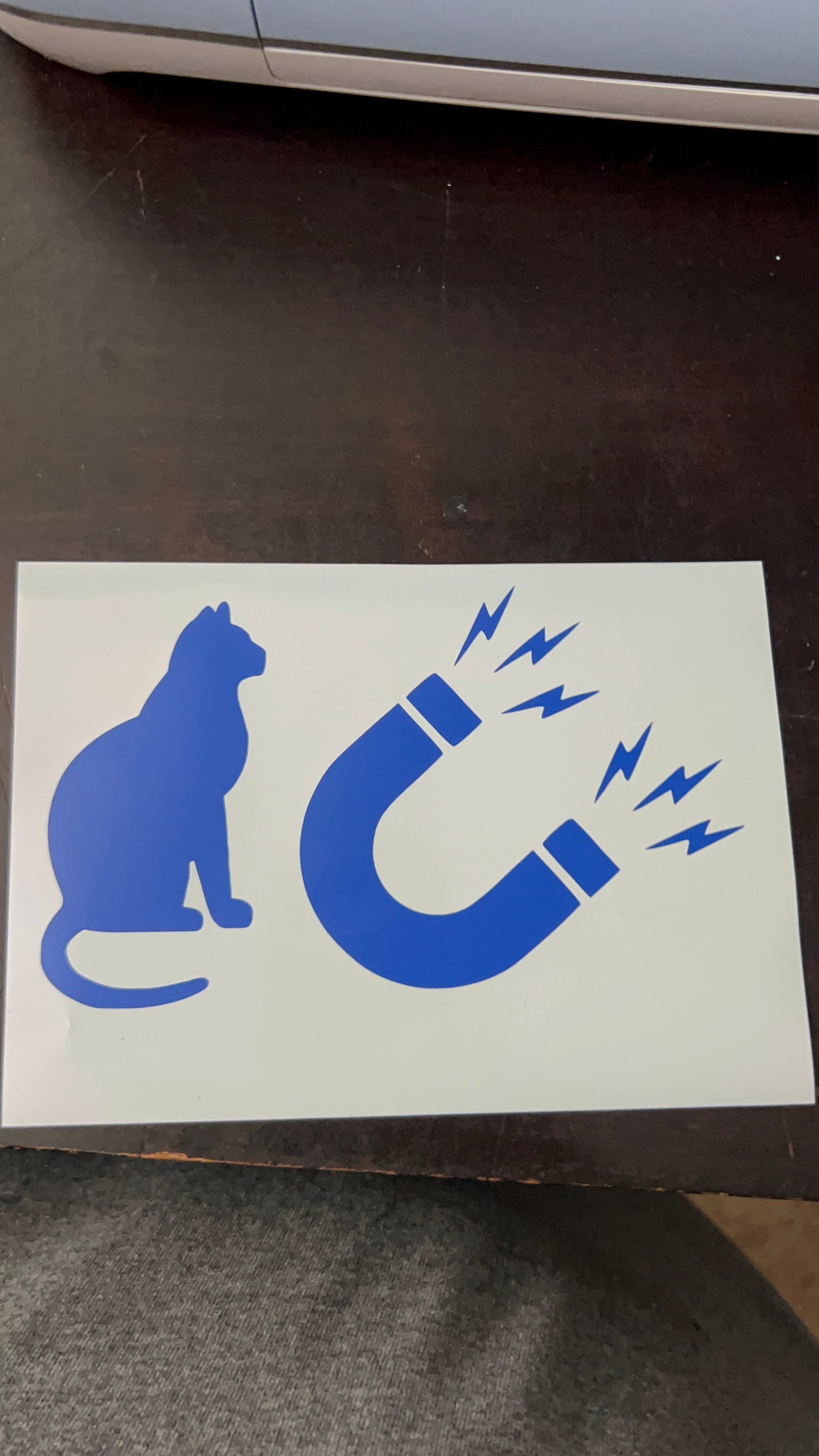 P**sy Magnet Vinyl decal