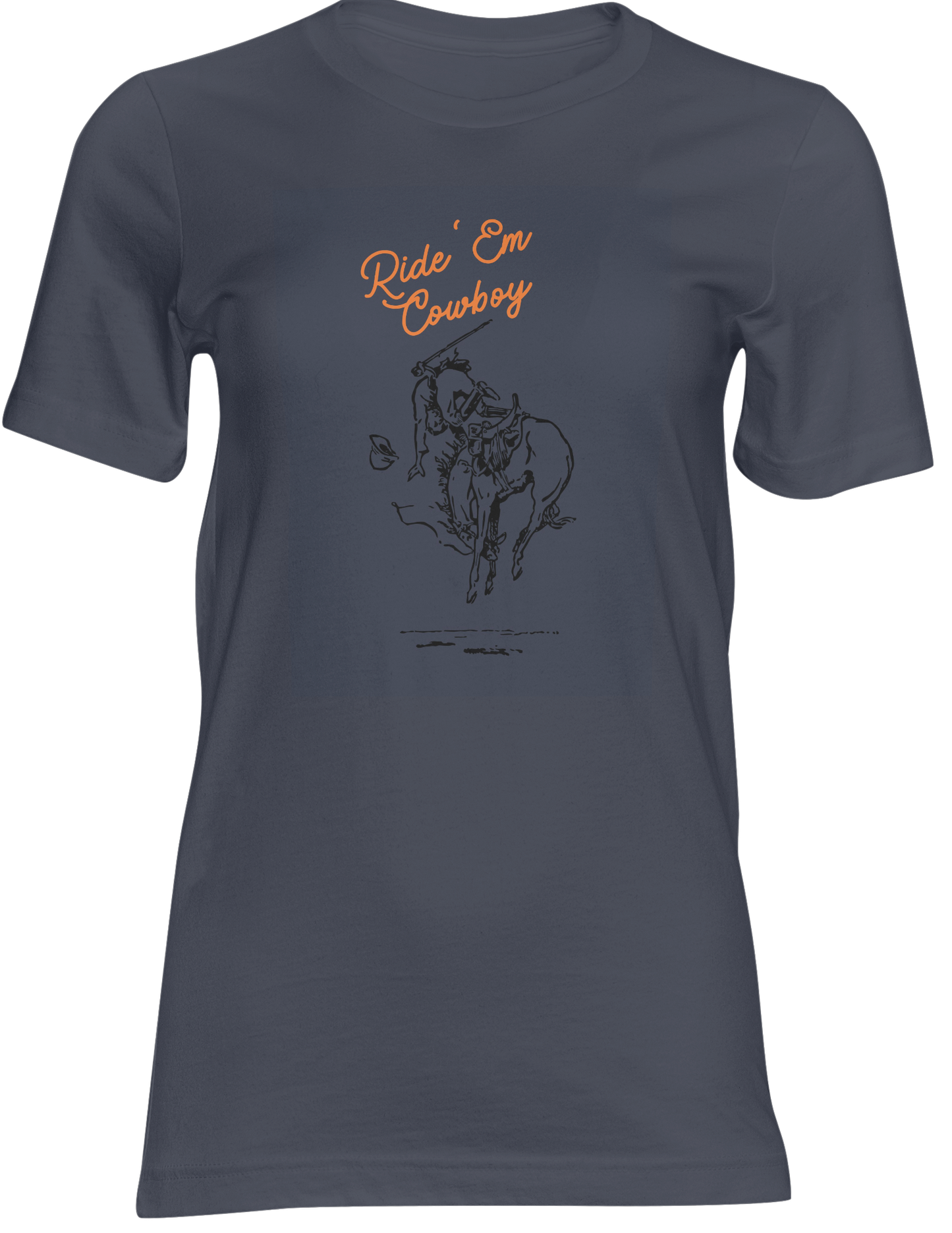 Ride'em Cowboy Tshirt with bucking Bronc