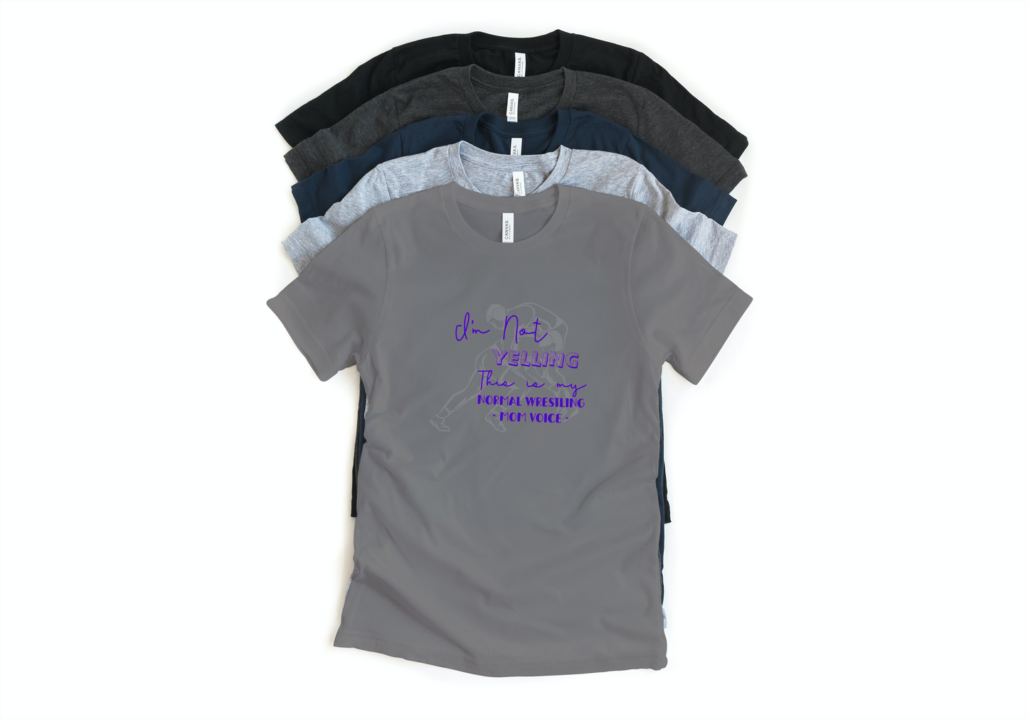 Wrestling Mom Voice Tshirt