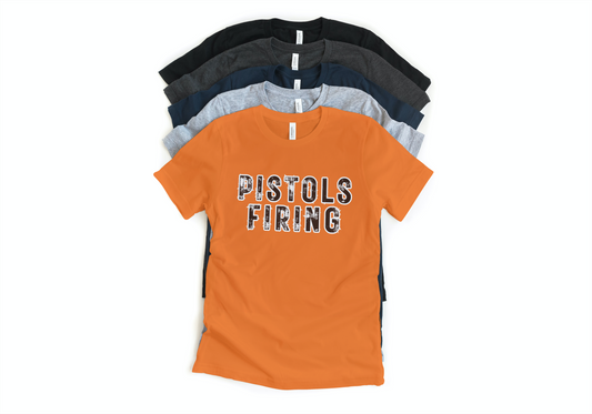 PISTOLS FIRING TSHIRT,