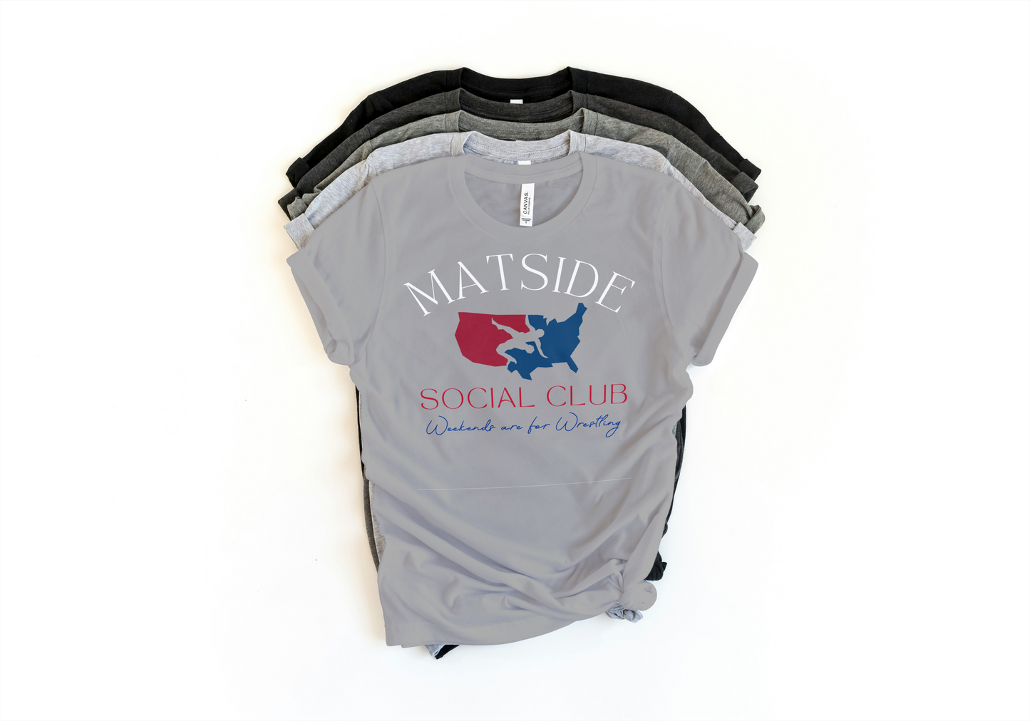 Matside Social Club Weekends are for Wrestling Tshirt