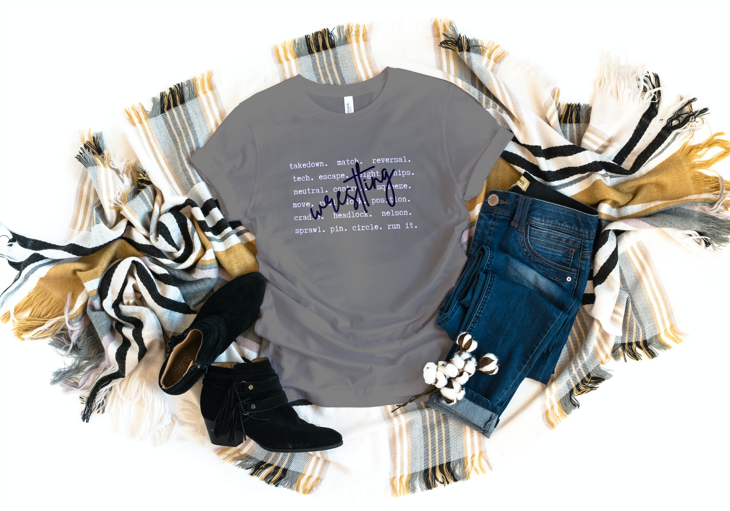 Wrestling Words Tshirt, Sweatshirt, or Hoodie