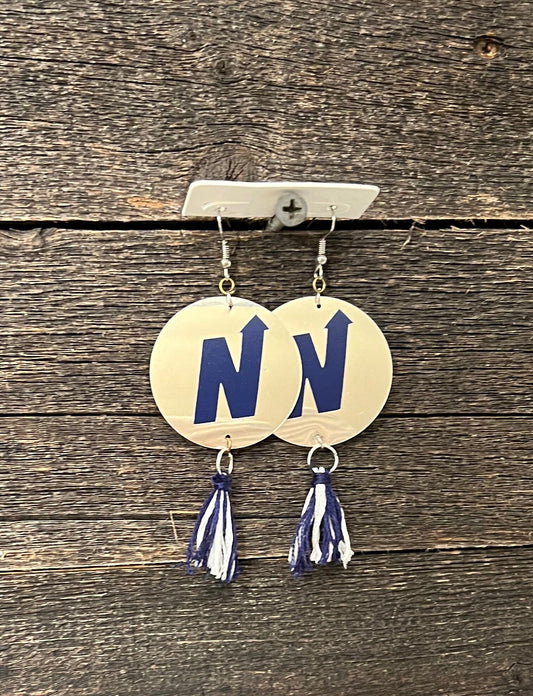 Edmond North School Spirt dangle earrings