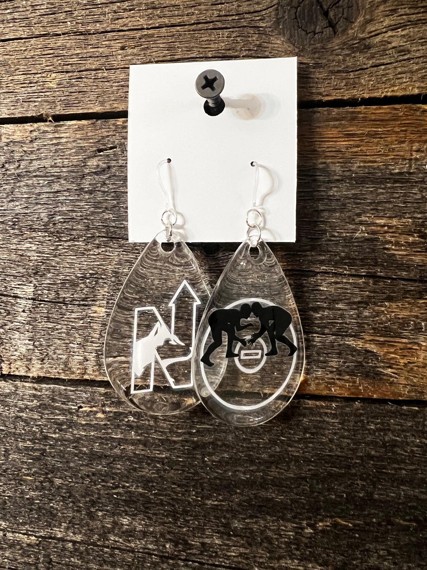 Wrestling mix and Match Earrings