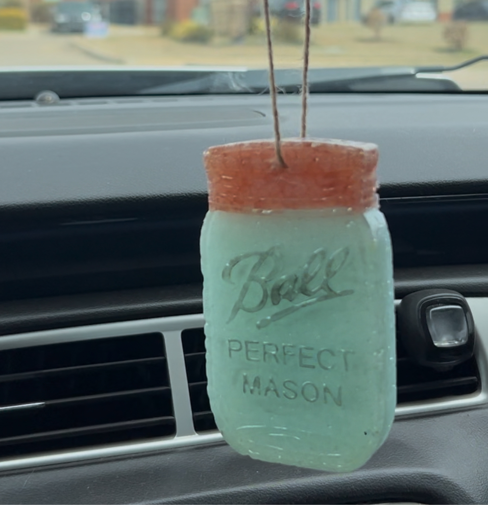 Car Freshie, Car Air Freshener, Auto Freshies, lips, ear tag, mason jar, cowboy sunset
