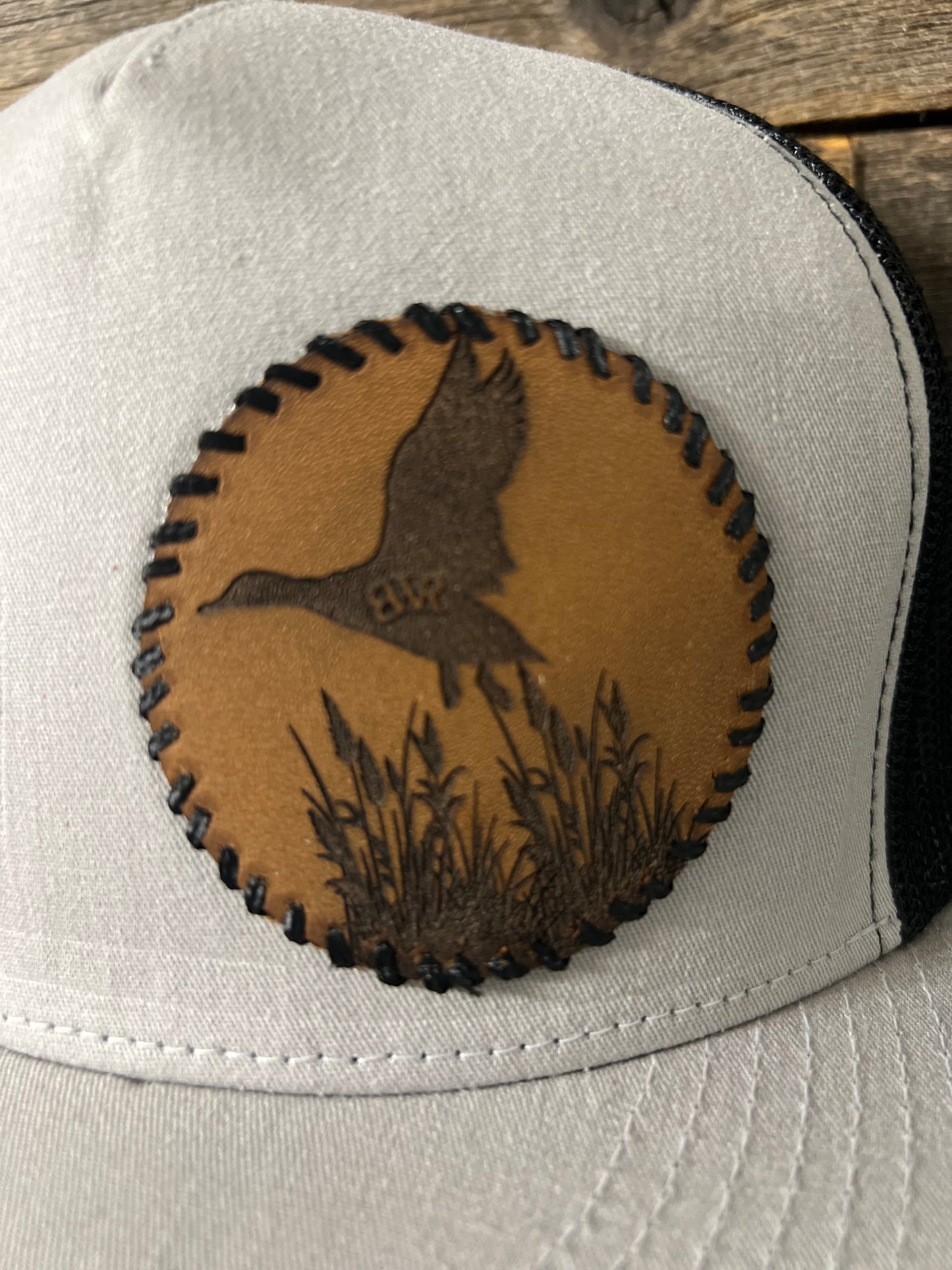 Duck BWR Original leather patch SnapBack