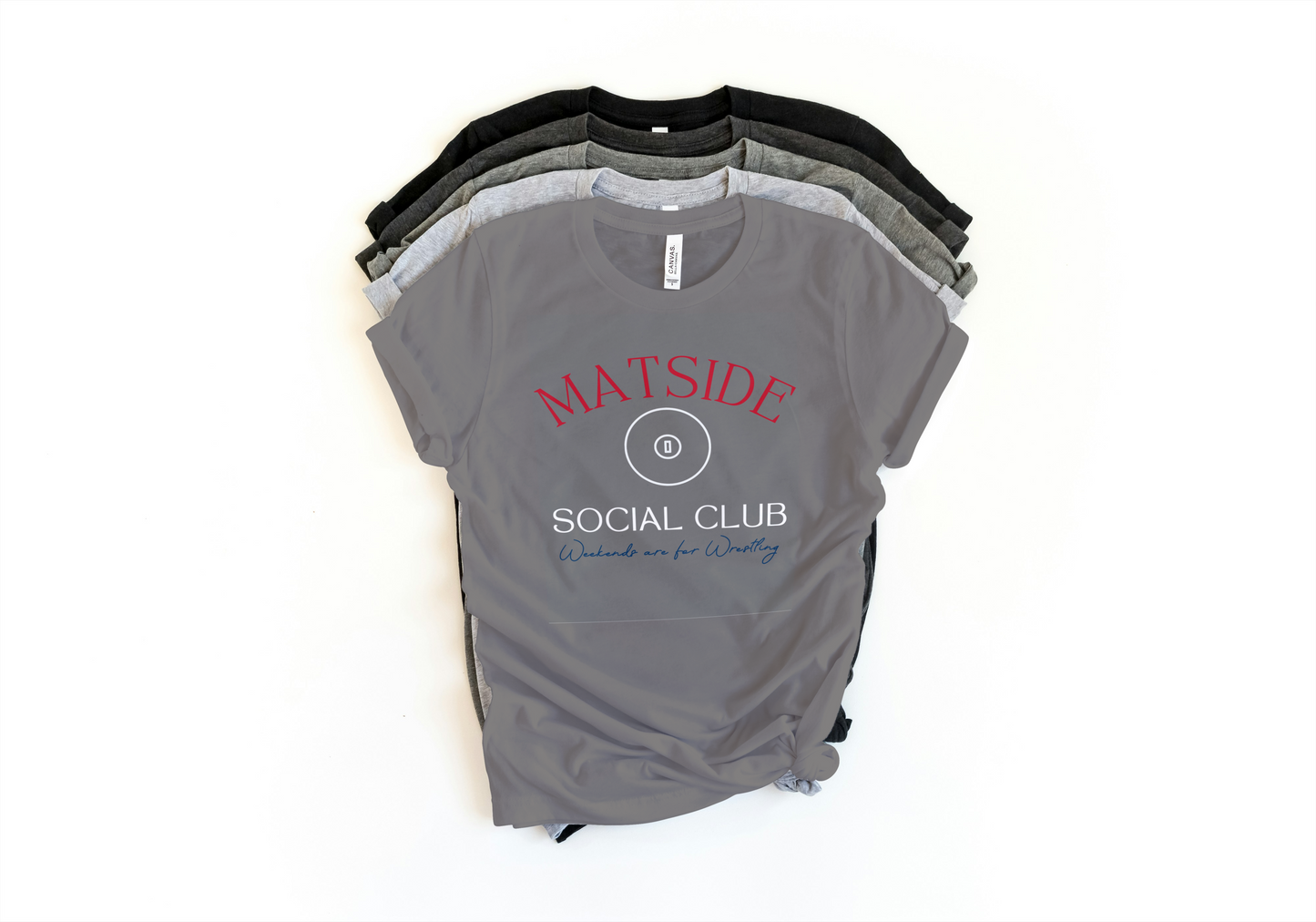 Matside Social Club Weekends are for Wrestling Tshirt